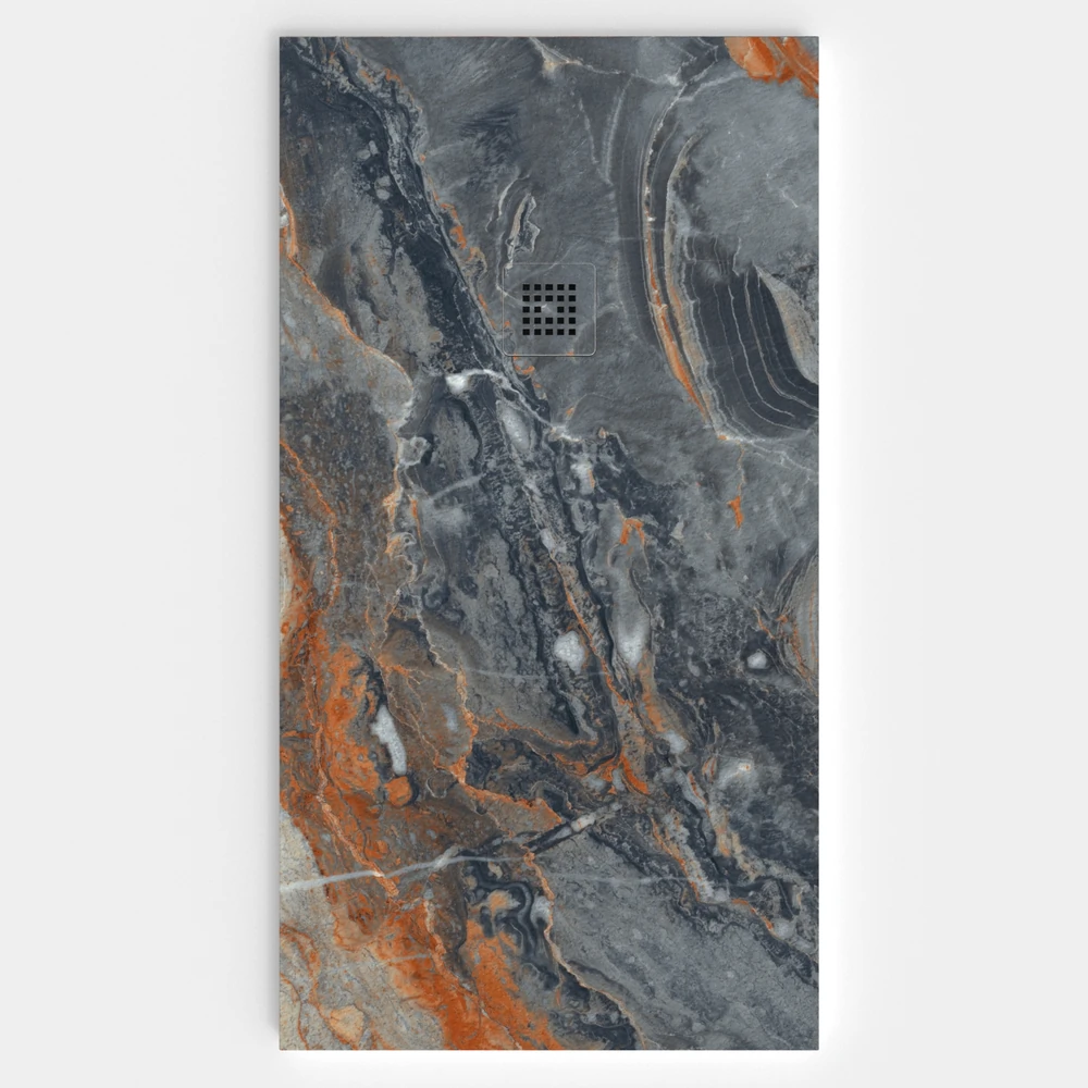 Plato de ducha resina textura pizarra. Efecto en Mármol ATHENEA - antideslizante STONE 3D moderno 1 Plato de ducha resina textura pizarra. Efecto en Mármol ATHENEA - antideslizante STONE 3D moderno