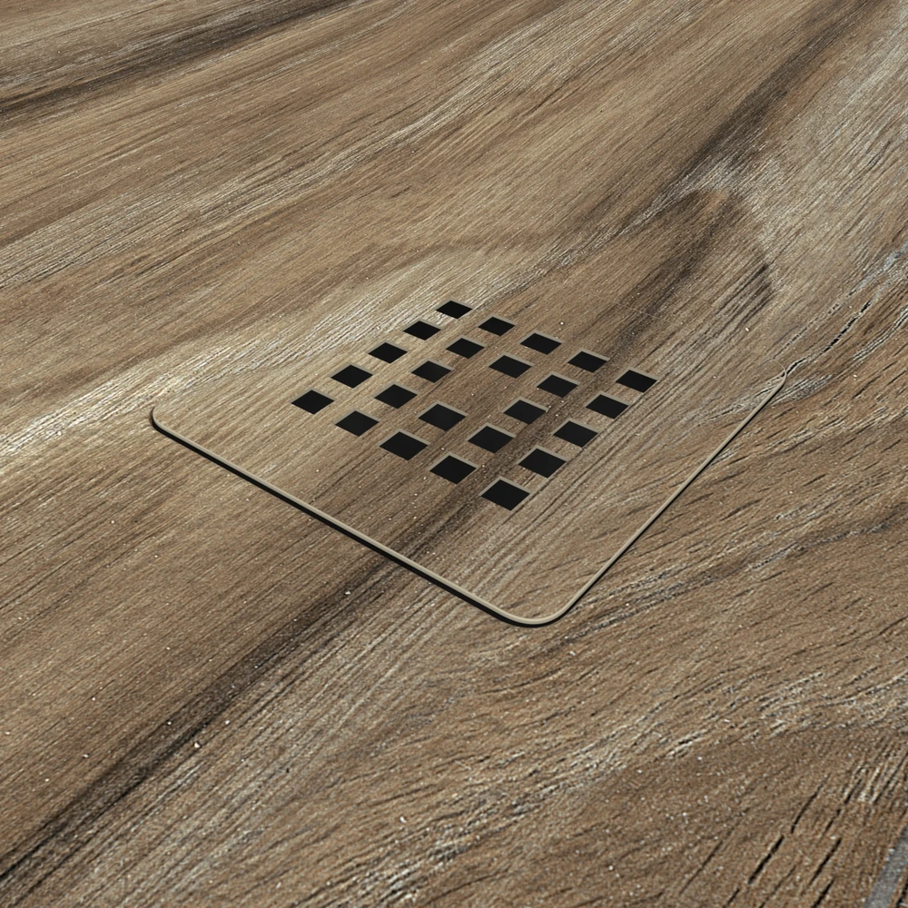 Plato de ducha resina textura pizarra acabado efecto Madera NOGAL SOMOA - antideslizante STONE 3D moderno 3 Plato de ducha resina textura pizarra acabado efecto Madera NOGAL SOMOA - antideslizante STONE 3D moderno - Imagen 3