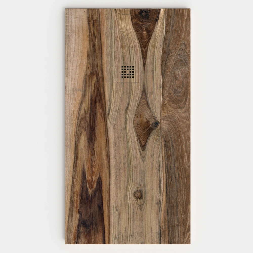 Plato de ducha resina textura pizarra acabado efecto Madera NOGAL VOLGA - antideslizante STONE 3D moderno 1 Plato de ducha resina textura pizarra acabado efecto Madera NOGAL VOLGA - antideslizante STONE 3D moderno