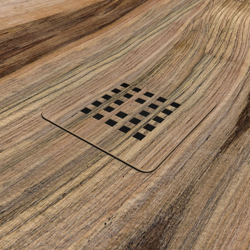 Plato de ducha resina textura pizarra acabado efecto Madera NOGAL VOLGA - antideslizante STONE 3D moderno 3 Plato de ducha resina textura pizarra acabado efecto Madera NOGAL VOLGA - antideslizante STONE 3D moderno - Imagen 3