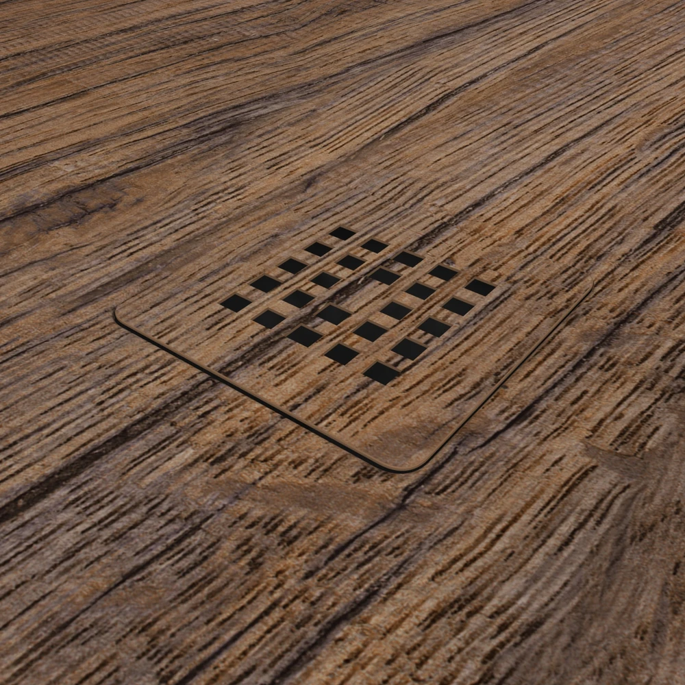 Plato de ducha resina textura pizarra acabado efecto Madera ROSEWOOD - antideslizante STONE 3D moderno 3 Plato de ducha resina textura pizarra acabado efecto Madera ROSEWOOD - antideslizante STONE 3D moderno - Imagen 3