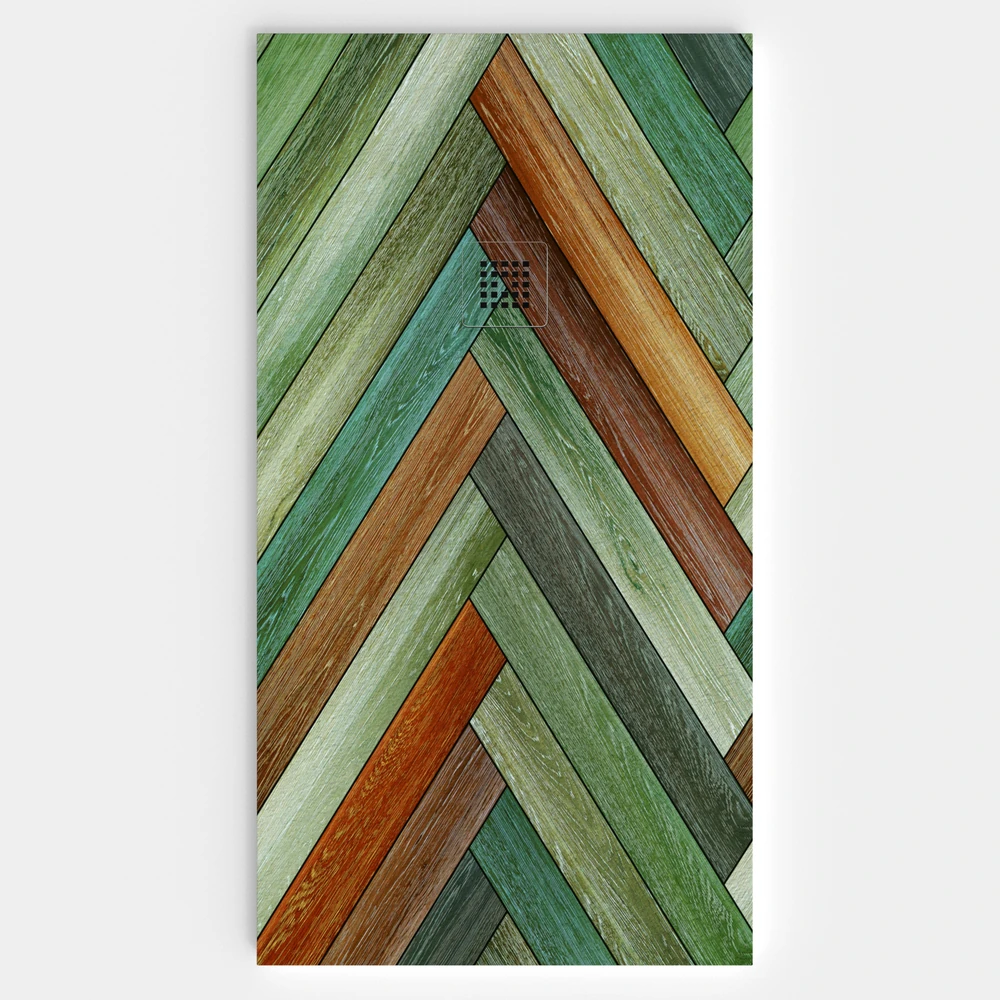 Plato de ducha resina textura pizarra acabado efecto Madera SELVA NATURAL - antideslizante STONE 3D moderno 1 Plato de ducha resina textura pizarra acabado efecto Madera SELVA NATURAL - antideslizante STONE 3D moderno