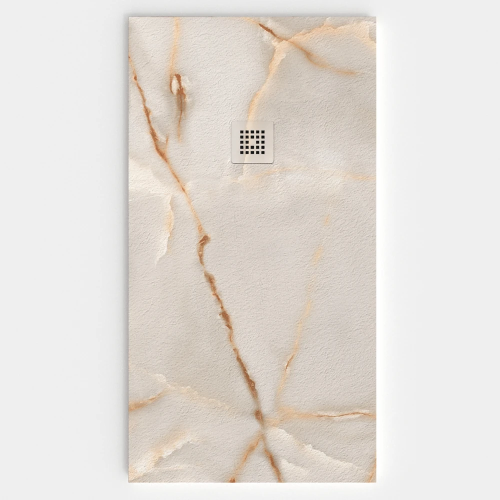 Plato de ducha resina textura pizarra. Efecto en Mármol VETANO - antideslizante STONE 3D moderno 1 Plato de ducha resina textura pizarra. Efecto en Mármol VETANO - antideslizante STONE 3D moderno