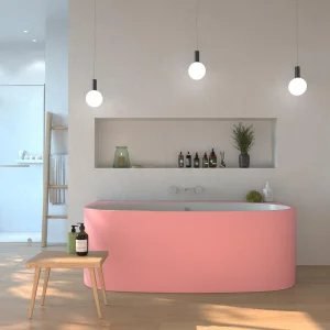 Bañera
exenta COUVE ovalada solid surface 158x86 cm