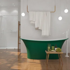Bañera
  exenta CAROLLA ovalada solid surface 158.4x68.9 cm