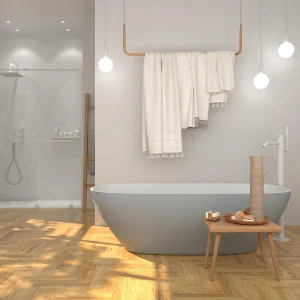 Bañera
exenta CLOE ovalada solid surface 158x77 cm