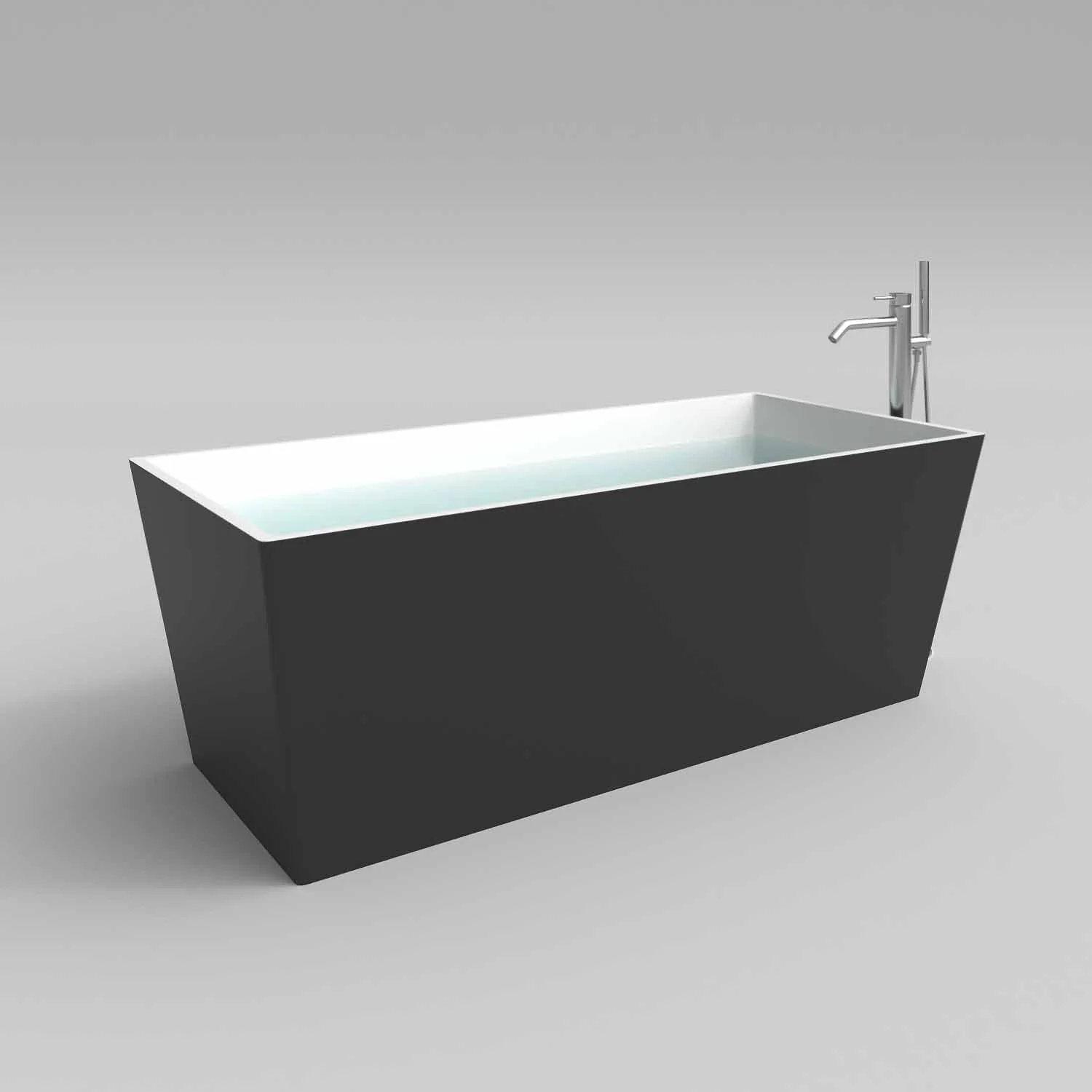 Bañera
exenta ANNA rectangular solid surface 175x79.5 cm