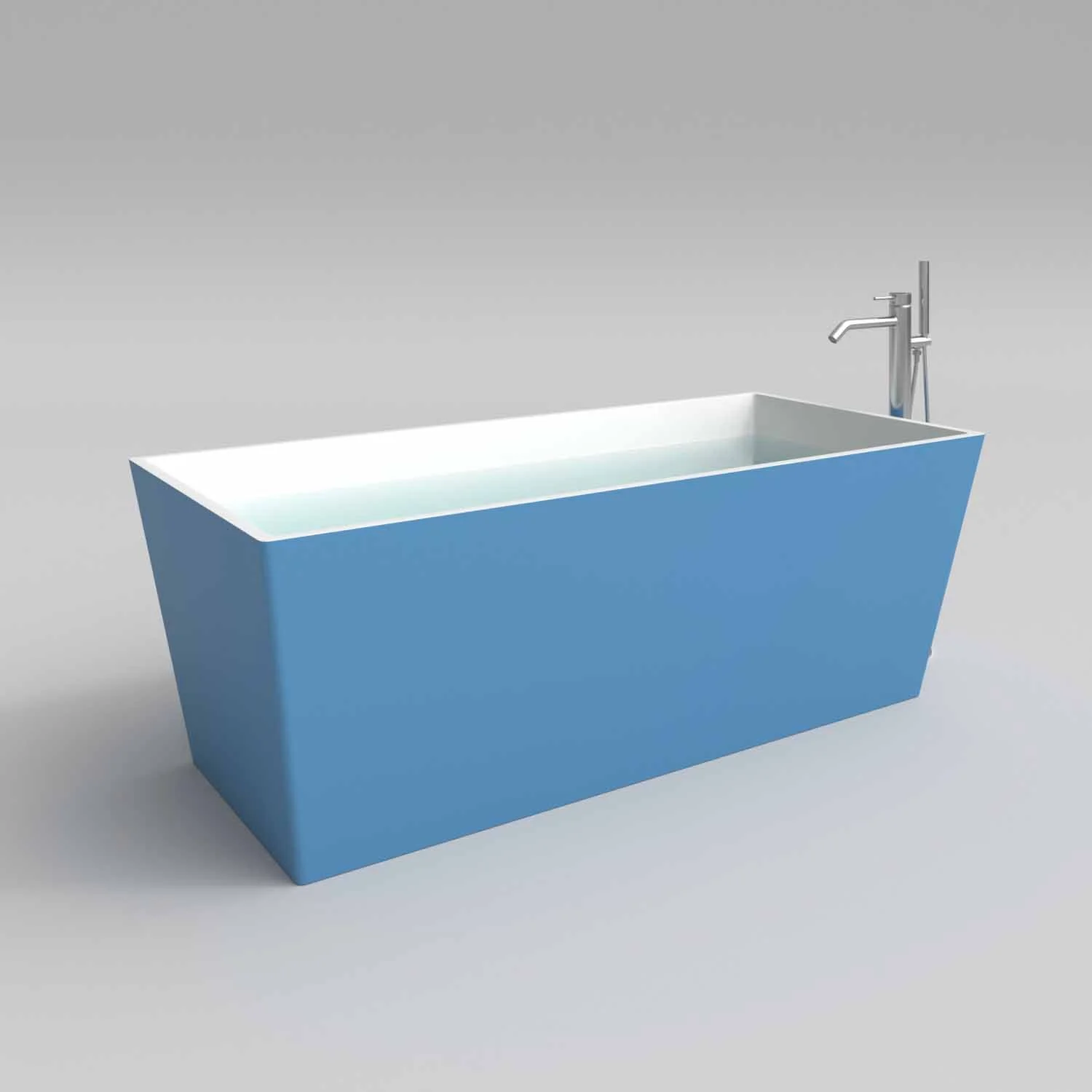 Bañera
exenta ANNA rectangular solid surface 175x79.5 cm