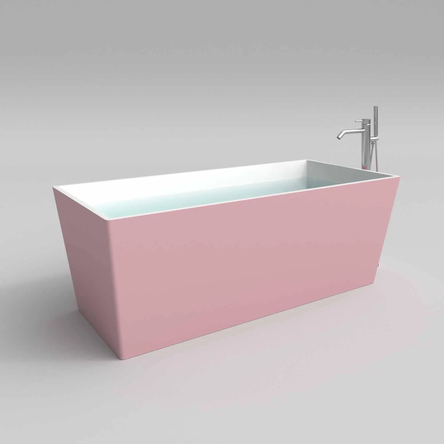 Bañera
exenta ANNA rectangular solid surface 175x79.5 cm