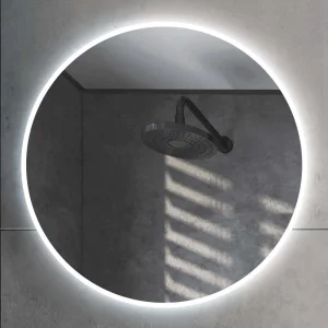 Espejo
redondo HAPPY luz led perimetral . Anti-vaho