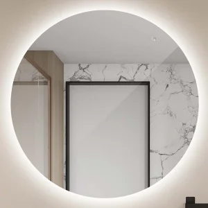 Espejo
  redondo LAKE luz led perimetral