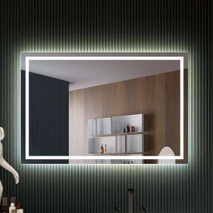 Espejo
rectangular GALA luz led perimetral