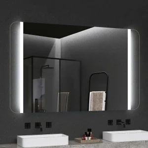 Espejo
rectangular ALYA luz led vertical . Anti vaho.