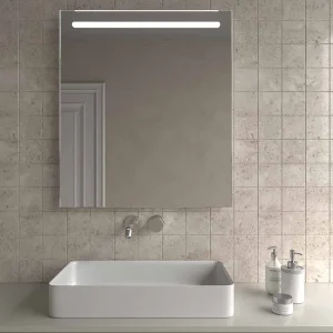 Espejo
  rectangular OPALO luz led horizontal