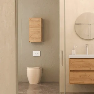 Columna
de baño colgar CARMEN suspendida ROBLE CLARO 70 x 35 x 22 cm