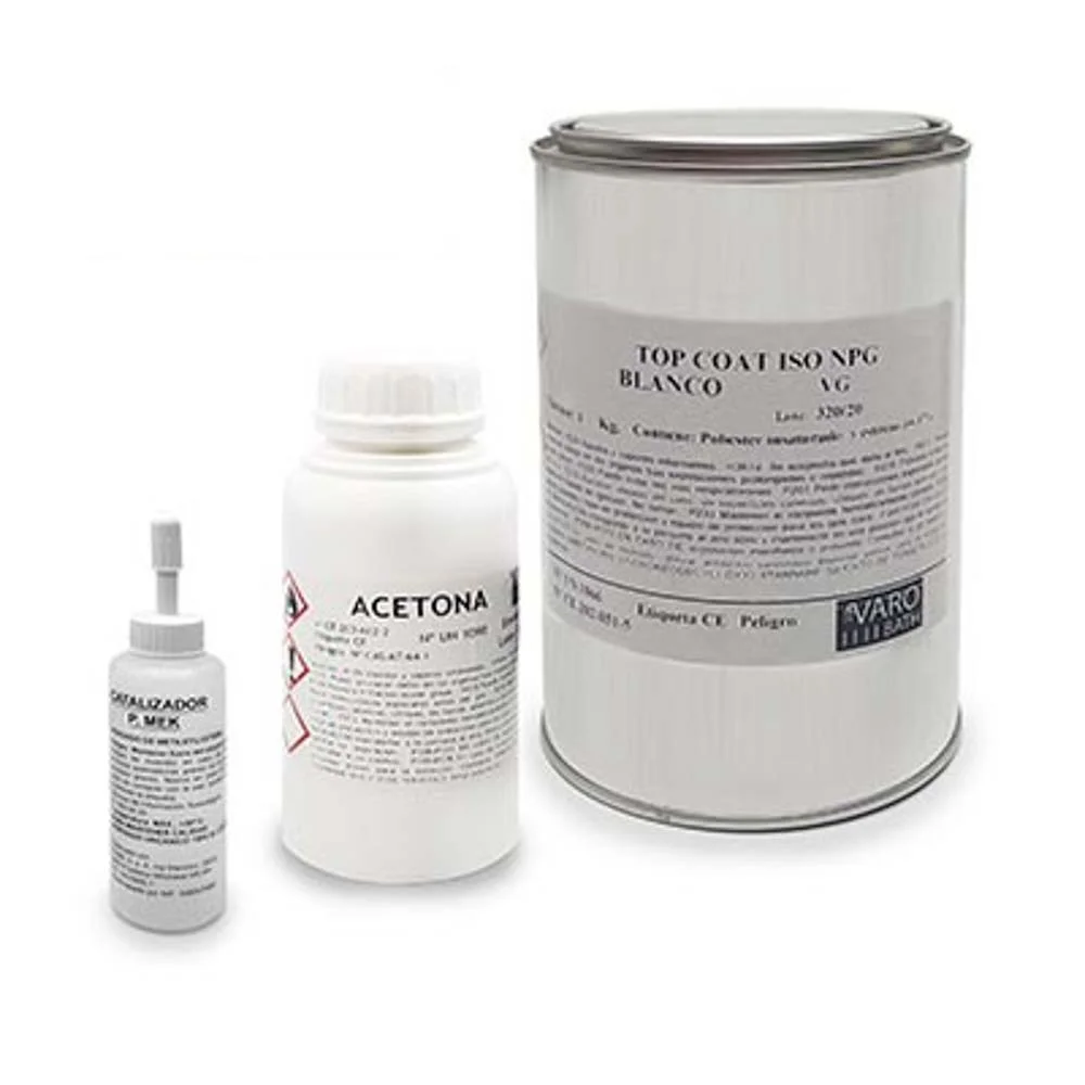 Kit de
pintura plato de ducha resina para cambio de color o reparación.