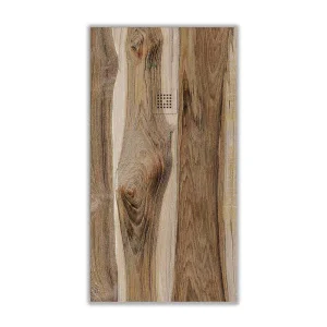 plato de ducha de madera