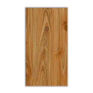 Plato de
  ducha resina textura pizarra acabado efecto Madera Nogal Americano -
  antideslizante STONE 3D moderno