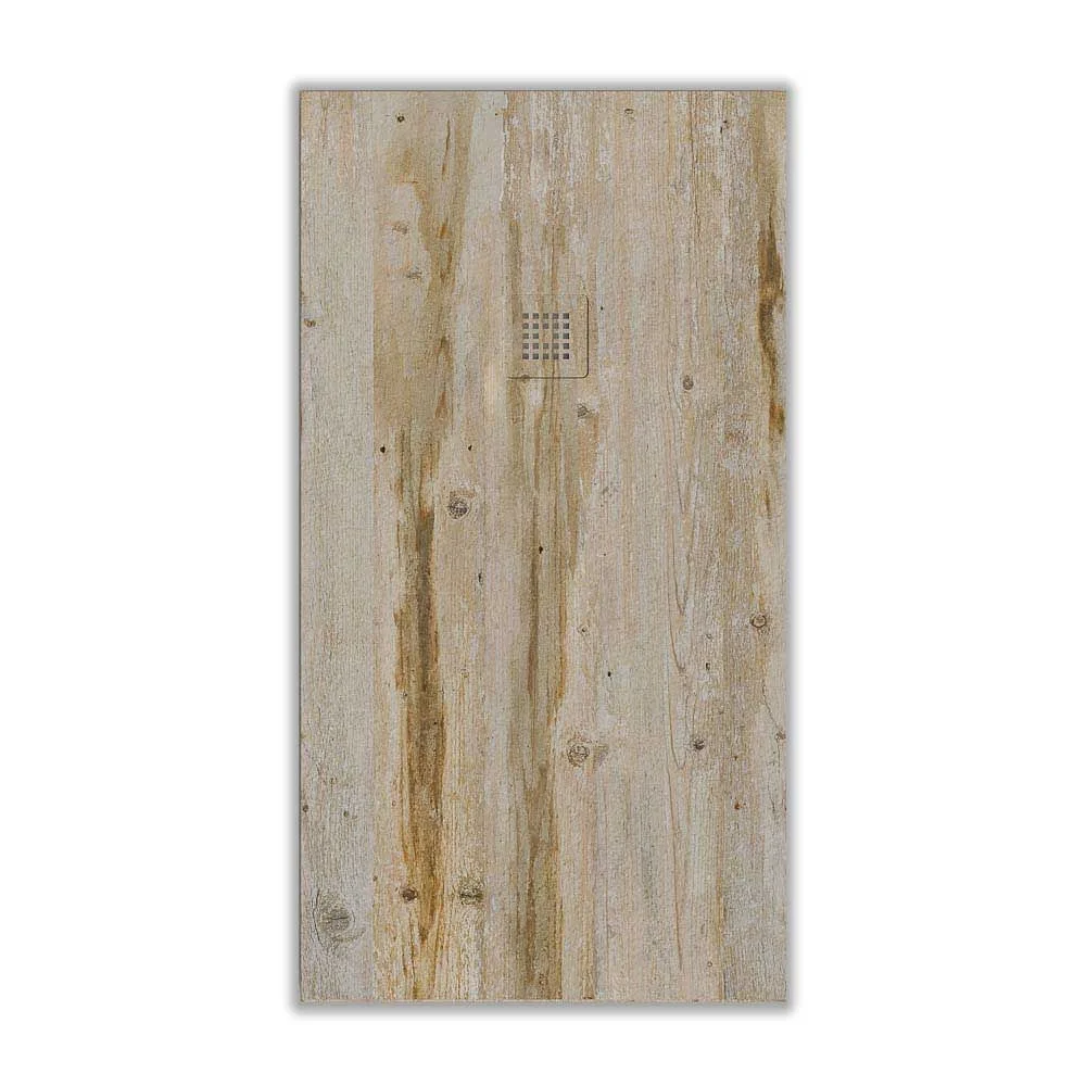 plato ducha madera
