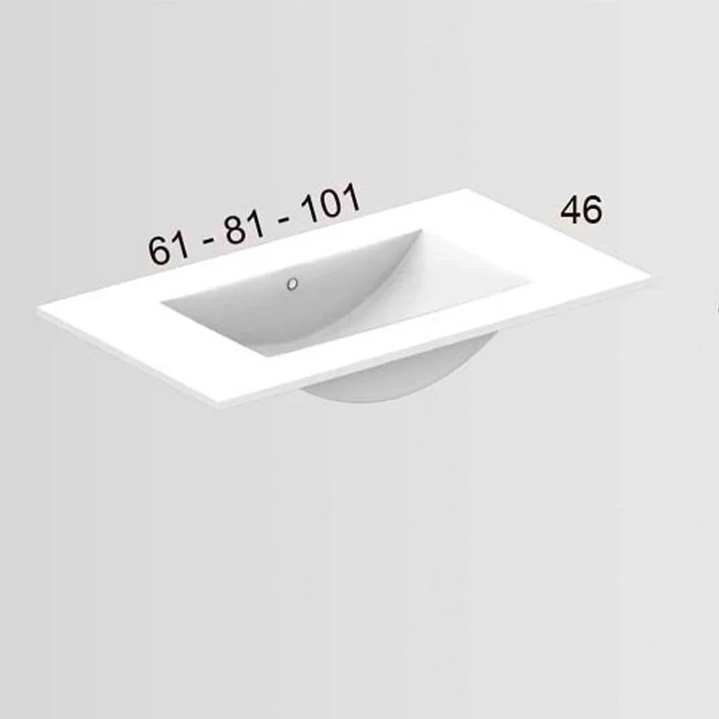 Mueble de baño ANNA a suelo 3 cajones- 1 puerta con lavabo cerámico