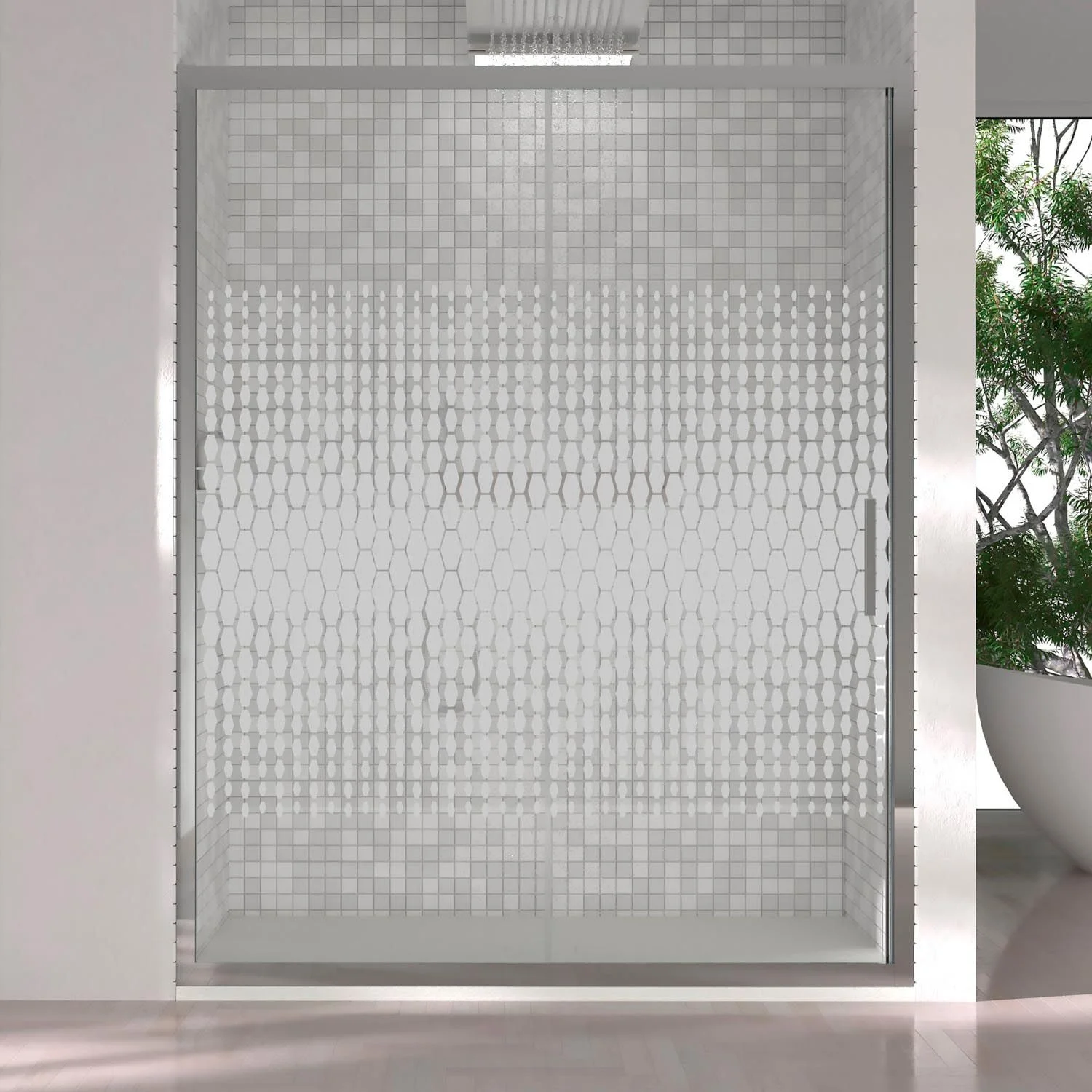 Frontal puerta correderas con serigrafía