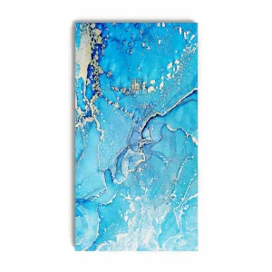 Plato de
  ducha resina textura pizarra. Efecto en Mármol Forest azul y otros acabados -
  antideslizante STONE 3D moderno