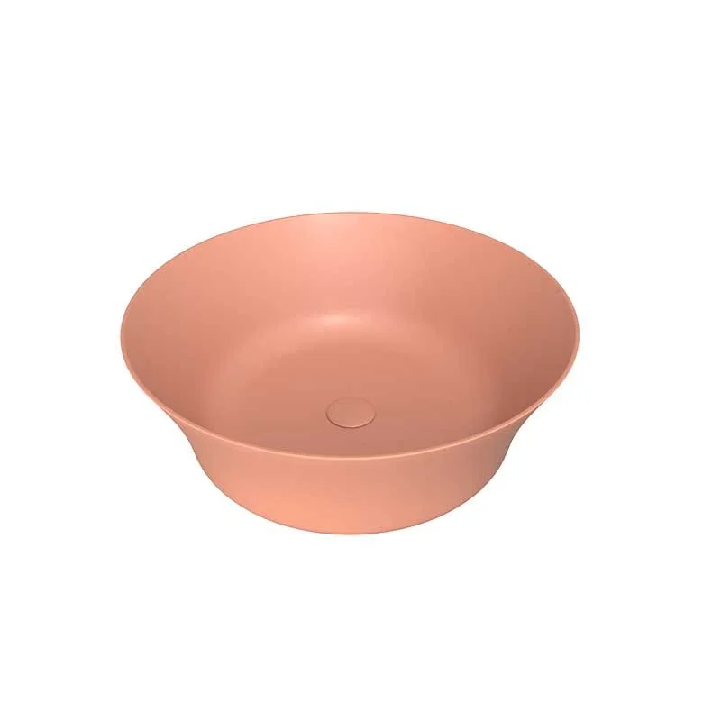 Lavabo
sobre encimera AJAX Solid Surface Rosa Palo