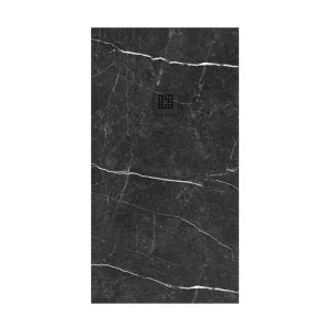 04 Plato
de ducha resina marmol color Sahara negro