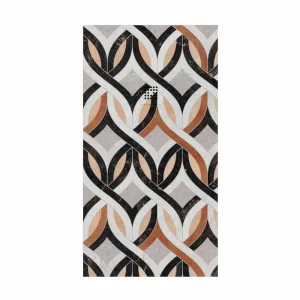 16 Plato de ducha resina Art-Deco textura pizarra antikes