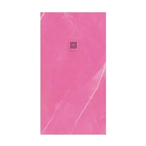 16 Plato
de ducha resina marmol color Sahara rosa