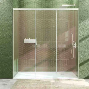 Lavabo suspendido LIDO dos senos SOLID SURFACE Blanco
