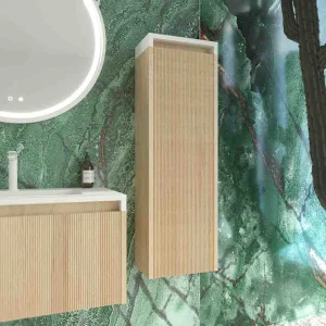Columna de baño BINARIO suspendida ROBLE CLARO