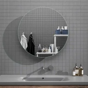 Espejo de baño CIRCLE redondo con luz LED ambiental