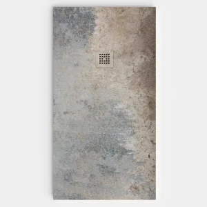 Plato de ducha efecto Cemento Cinza - antideslizante STONE 3D moderno