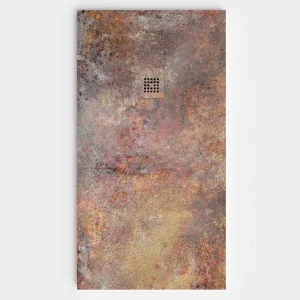 Plato de ducha efecto Cemento Vinho - antideslizante STONE 3D moderno