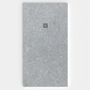 Plato de ducha resina textura pizarra. Efecto en Mármol Cyntia - antideslizante STONE 3D moderno