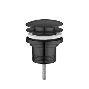 Válvula Click Clack Seta Negro Cristal