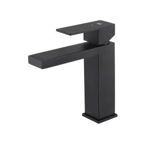 Grifo Monomando de Lavabo ARMY Negro Mate