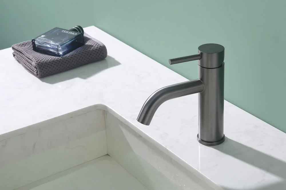 Grifo Monomando de Lavabo ROCK Black Gum Metal - Imagen 3