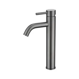 Grifo Monomando de Lavabo Alto ROCK Black Gum Metal