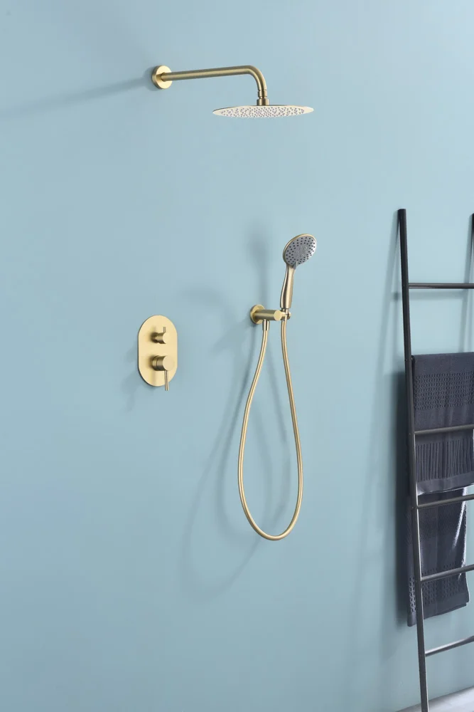 Conjunto de Ducha Empotrado SOUL Oro Cepillado - Imagen 2