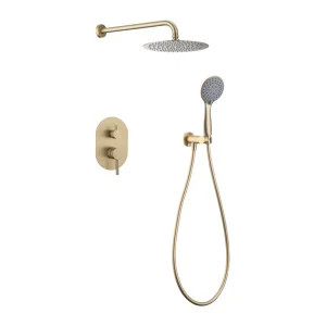 Conjunto de Ducha Empotrado SOUL Oro Cepillado