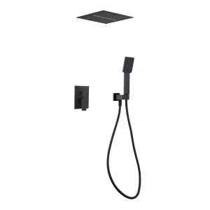 Conjunto de Ducha Empotrado SPIRIT Negro Mate