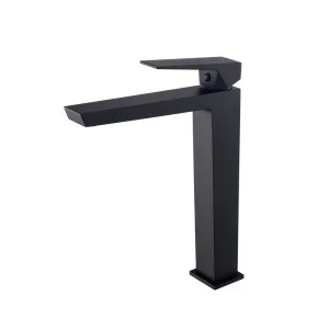 Grifo Monomando de Lavabo Alto INFINITE Negro Mate