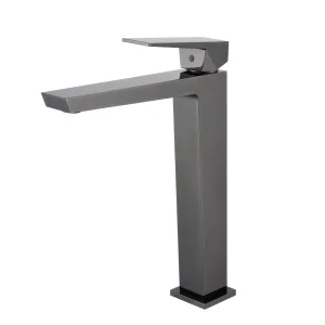 Grifo Monomando de Lavabo Alto INFINITE Negro Cristal