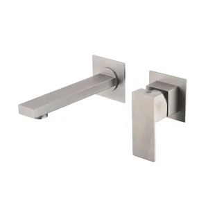 Grifo Monomando de Lavabo Empotrado THUNDER Níquel Cepillado
