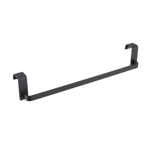 Barra Toallero para Interior de Mueble Negro Mate