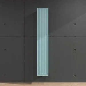 Columna de baño 1 puerta suspendida 170 cm x 35 cm x 25 cm acabado AZUL TURQUESA