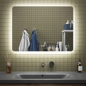 Espejo de baño HYDRA  rectangular  con luz LED  ambiental