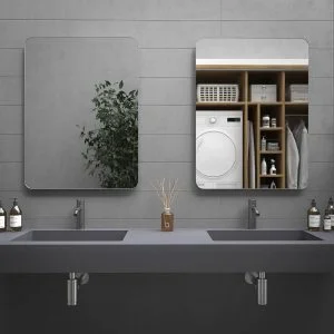 Espejo de baño LISO sin luz canto redondo